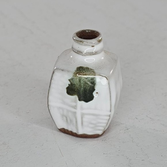 Miniature Redware Pottery Vase Figurine Tiny Small Kitsch Cute 1.5" - Picture 4 of 8